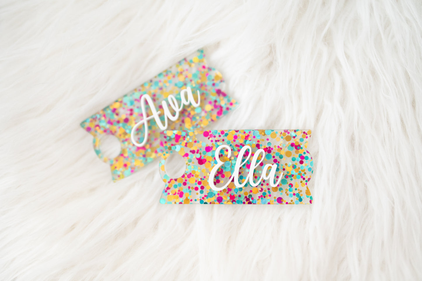 Confetti Glitter Stanley Tumbler Topper