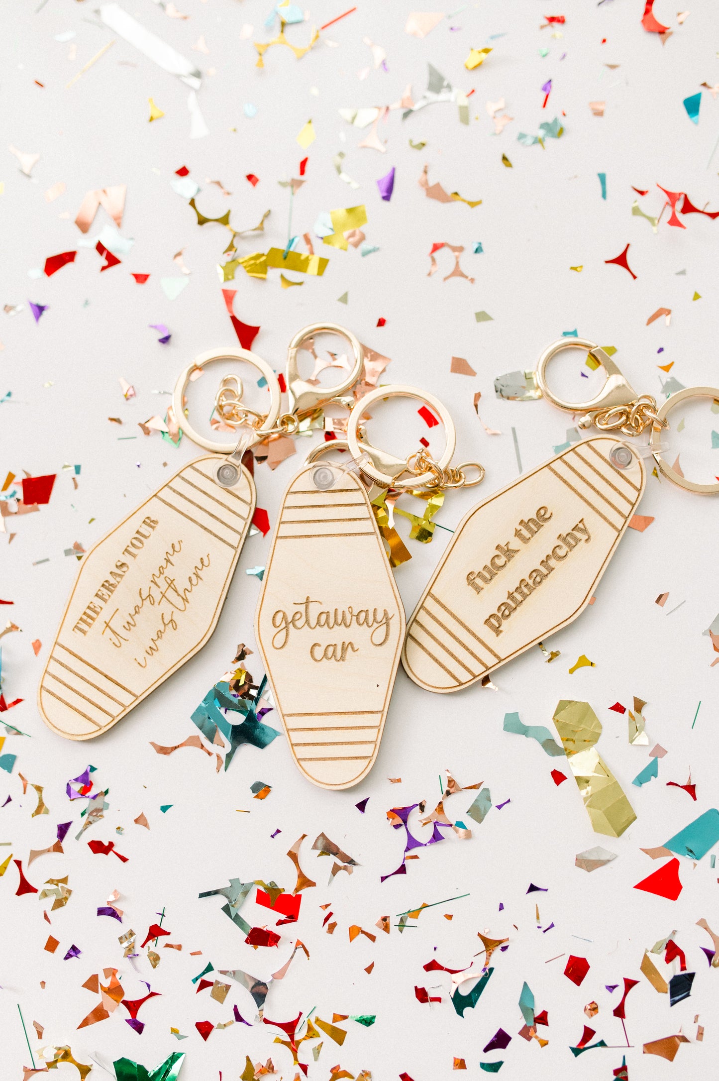 Taylor Swift Vintage Style Hotel Keychains