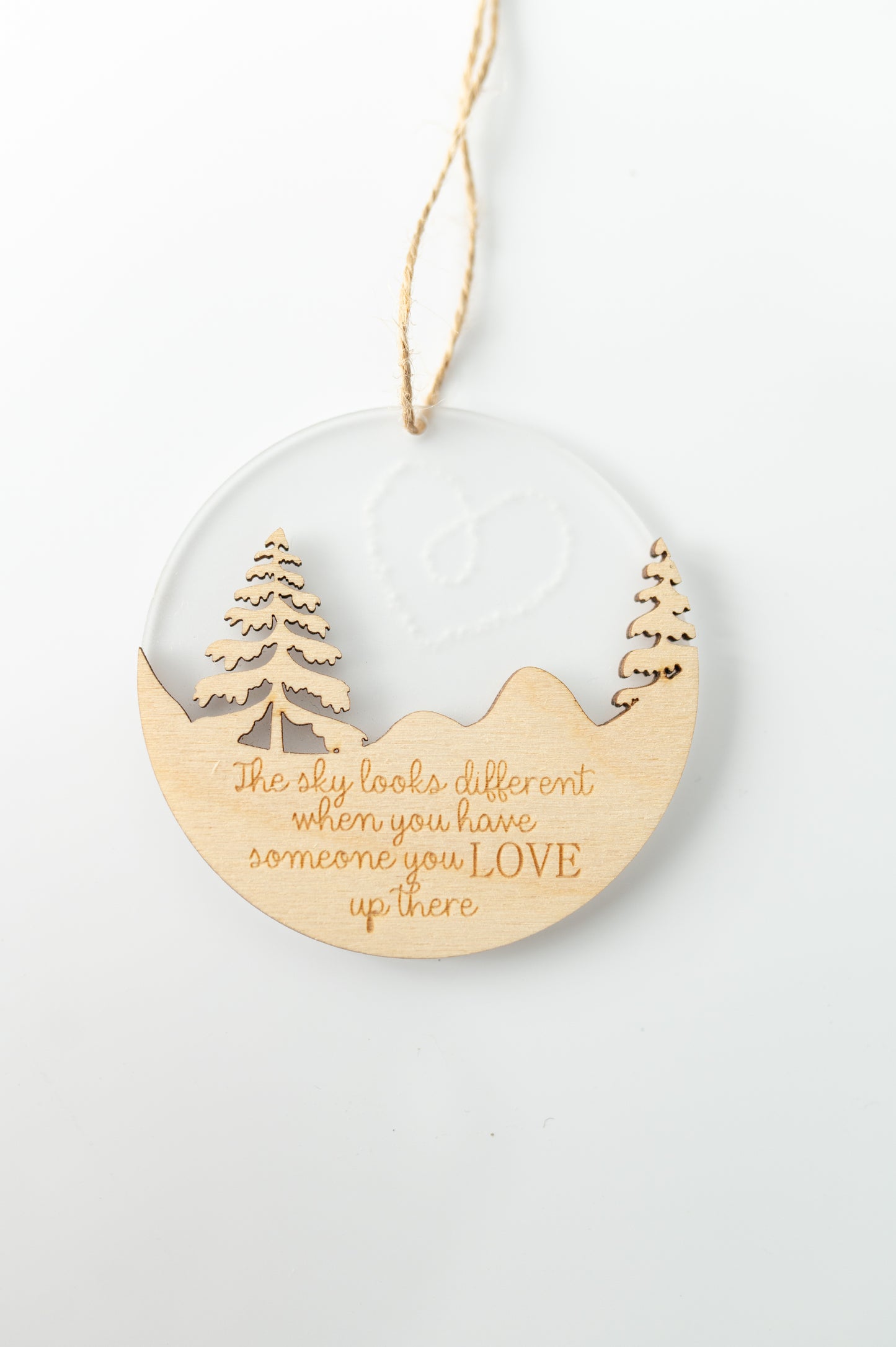 Memorial Ornament - The Sky Sure Looks Different