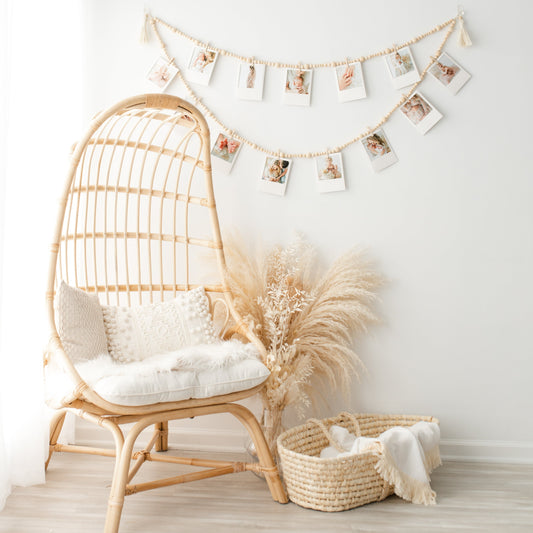 Polaroid Photo Hanging Display with Clips