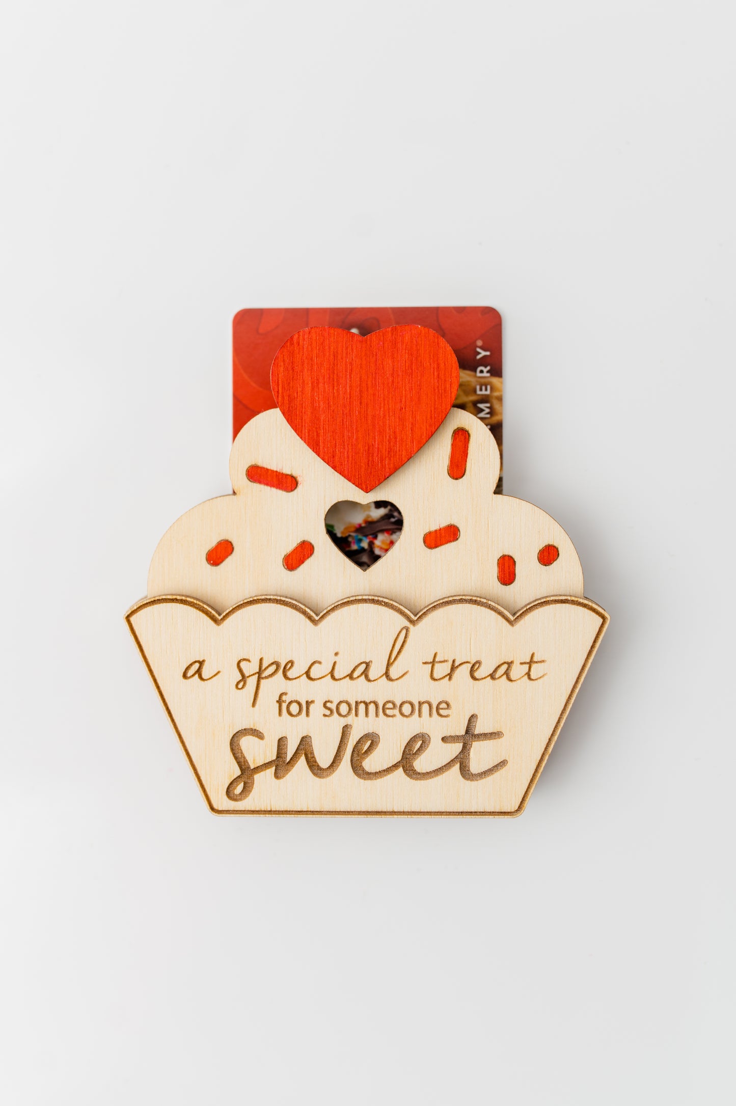 Valentine's Day Cupcake Gift Card Holder