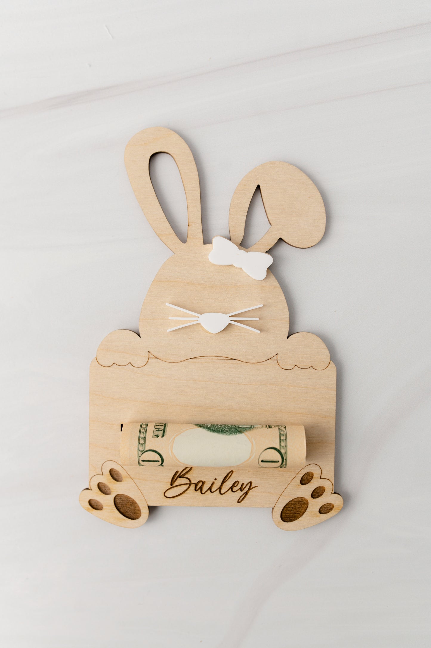 Bunny Money Holder for Easter Baskets