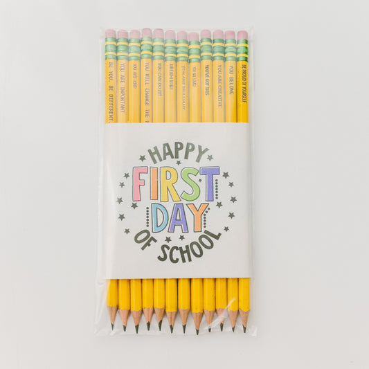 Personalized Engraved Pencils | Set of 12