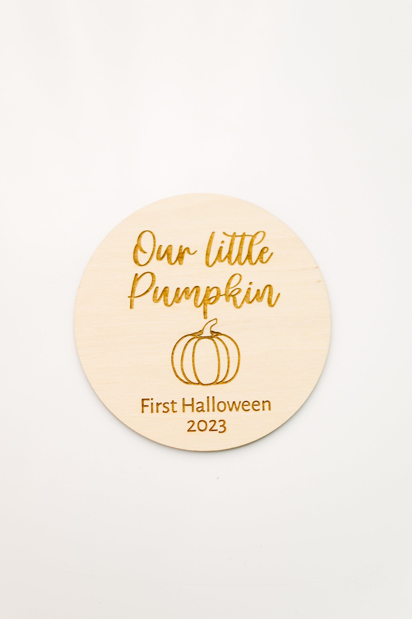 Baby's First Halloween Plaque | Photo Prop