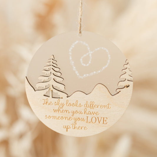 Memorial Ornament - The Sky Sure Looks Different