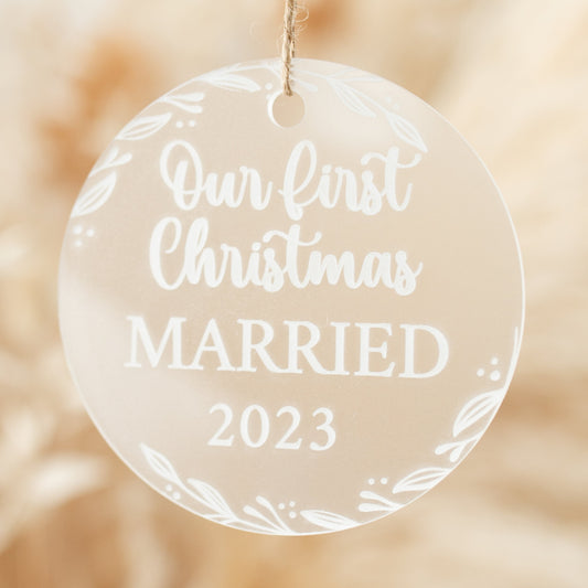 Our First Christmas Married
