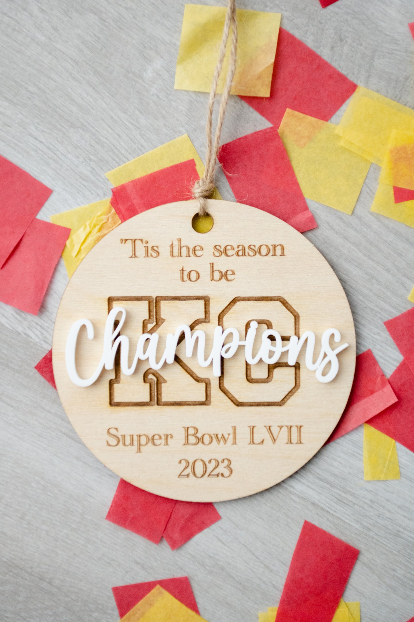 2023 Chiefs Super Bowl Ornaments