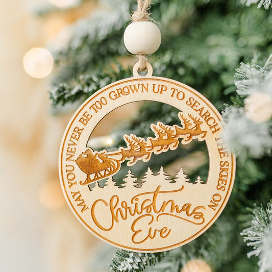 Christmas Eve Holiday Ornament