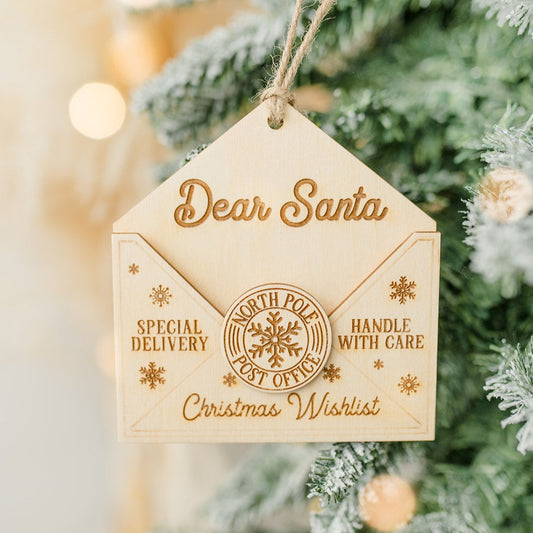 Personalized Christmas Wishlist Ornament
