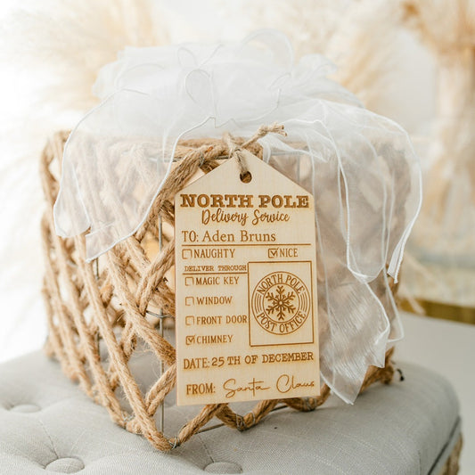 Santa Delivery Gift Tag