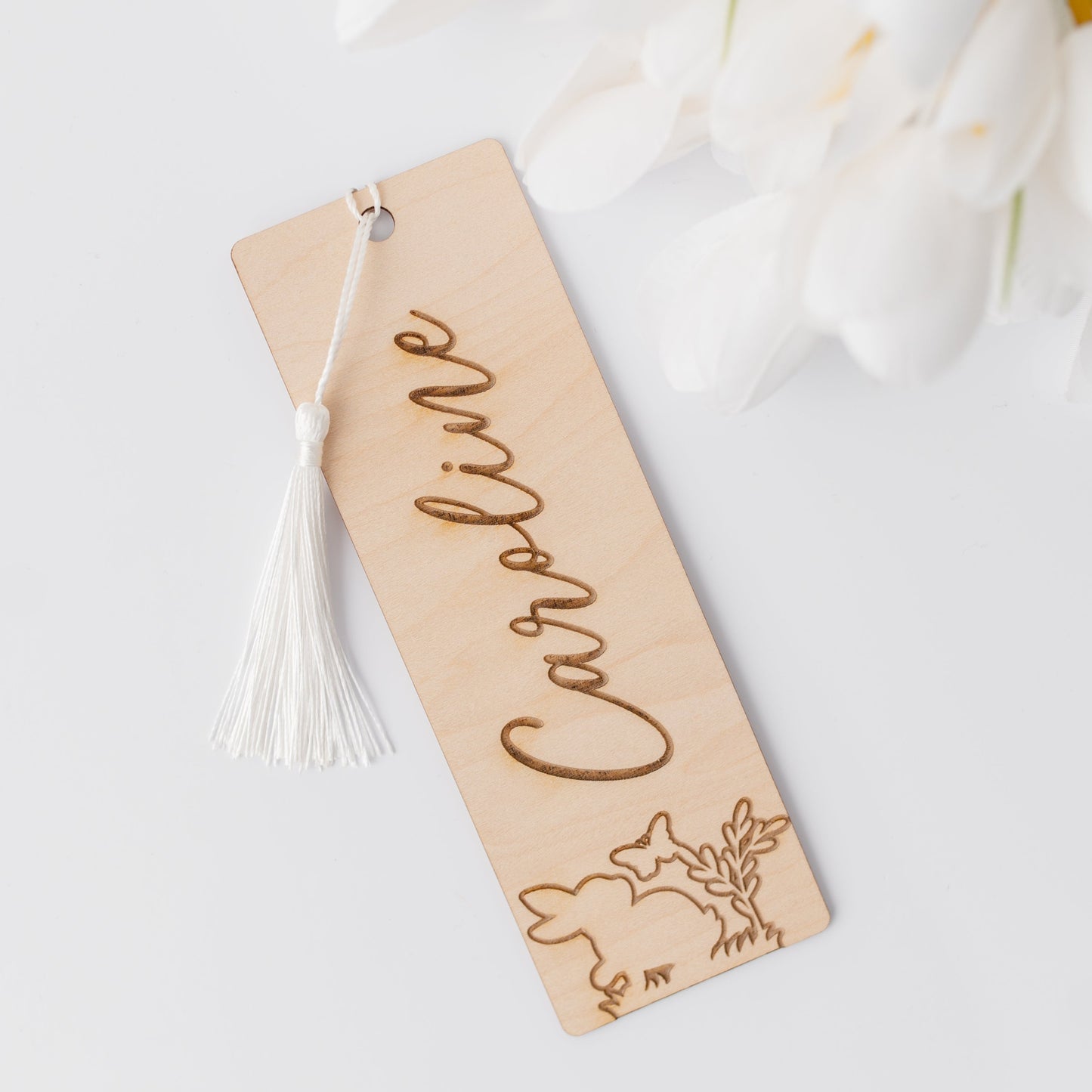 Personalized Bunny Bookmark | Easter Basket Stuffer
