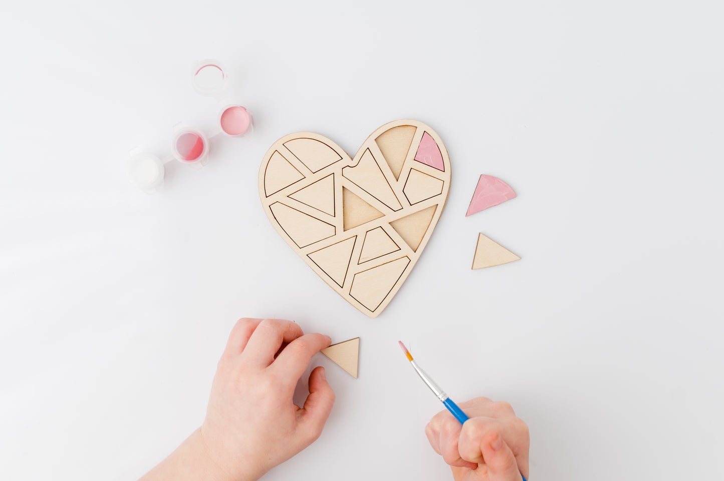 Mosaic Heart Valentine's Day Paint Kit