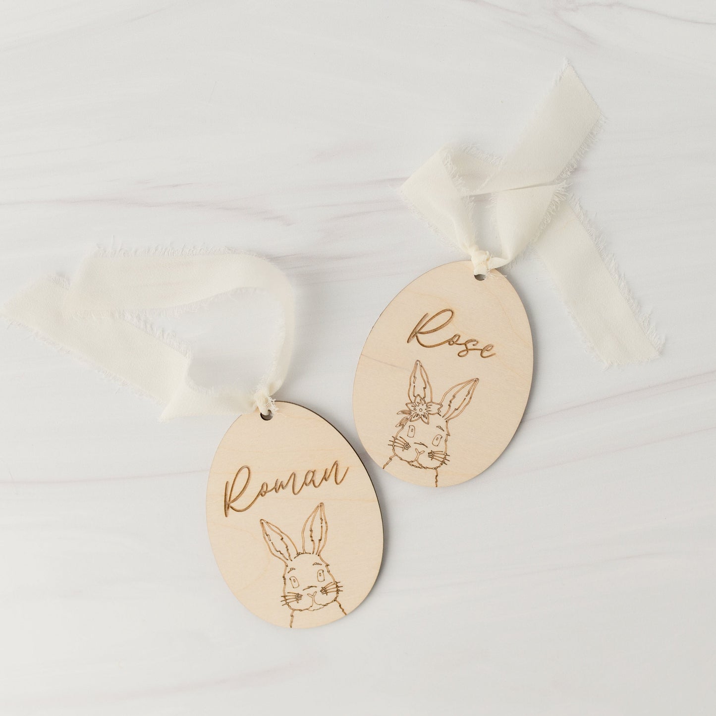 Easter Egg Personalized Name Easter Basket Tags